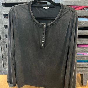 SOLD NWT POL top, black, size S
